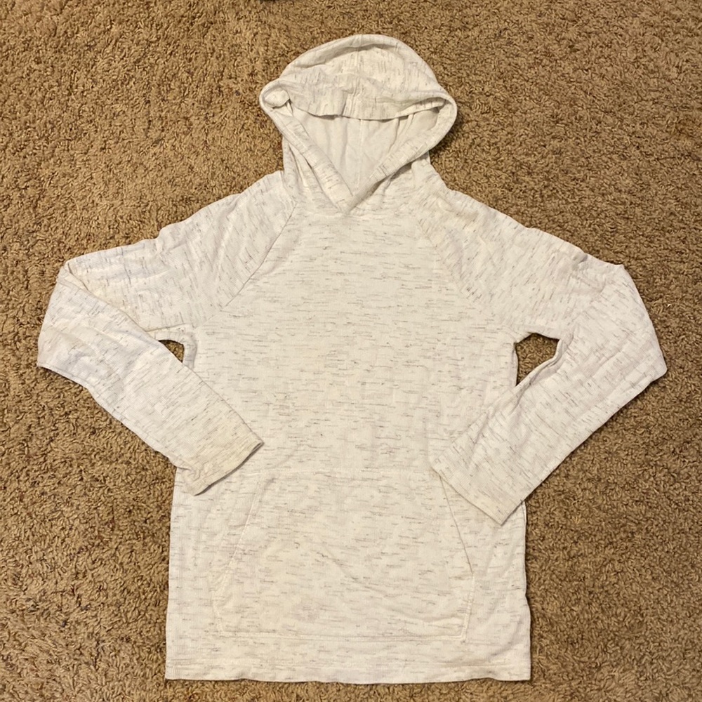 Boys Cat & Jack hooded long sleeve tee L (12/14)